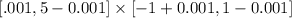 [.001,5-0.001]\times[-1+0.001,1-0.001]