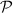 \mathcal{P}